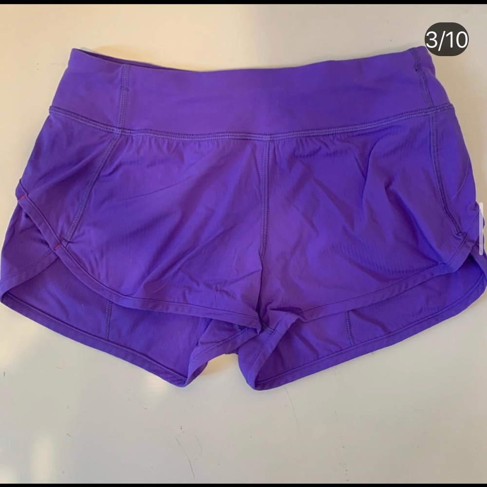 neon purple ivivva shorts size 12 (2 in lulu)-$35